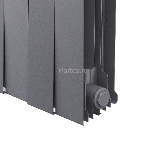 Биметаллический радиатор Royal Thermo PianoForte  500/100-4 (Silver Satin)