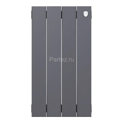 Биметаллический радиатор Royal Thermo PianoForte  500/100-4 (Silver Satin)