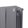 Биметаллический радиатор Royal Thermo PianoForte  500/100-4 (Silver Satin)