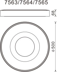 Потолочный светильник Mantra 7564