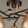 Потолочная люстра Reluce 03674-0.3-05 BK+FG