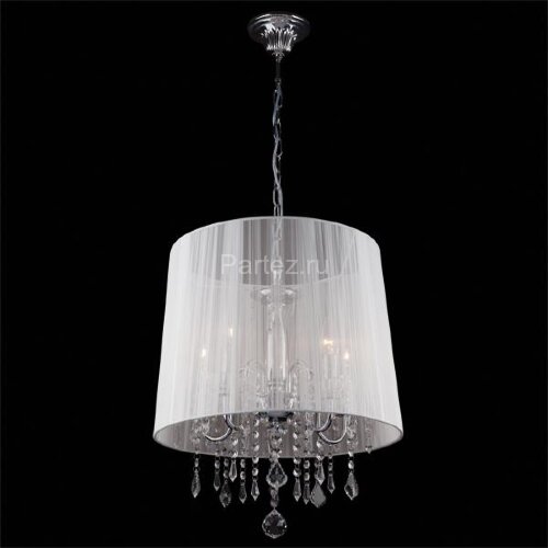 Подвесная люстра Eurosvet 2045/5 хром / белый