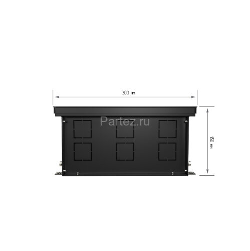 Конвектор внутрипольный Royal Thermo ATRIUM-150/300/2200-DG-U-LB
