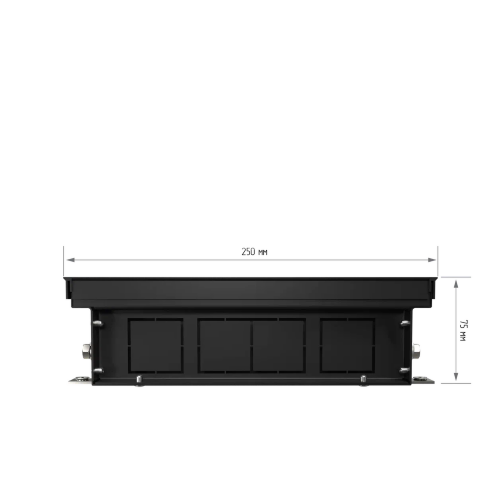 Конвектор внутрипольный Royal Thermo ATRIUM-75/250/1200-DG-U-BL