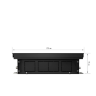 Конвектор внутрипольный Royal Thermo ATRIUM-75/250/1200-DG-U-BL