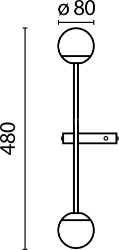 Бра Maytoni MOD285WL-L10BS3K
