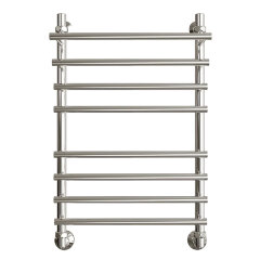 Полотенцесушитель водяной ДВИН F Primo 80/50 1"-¾"-½" К1 полированный (4627086032815)