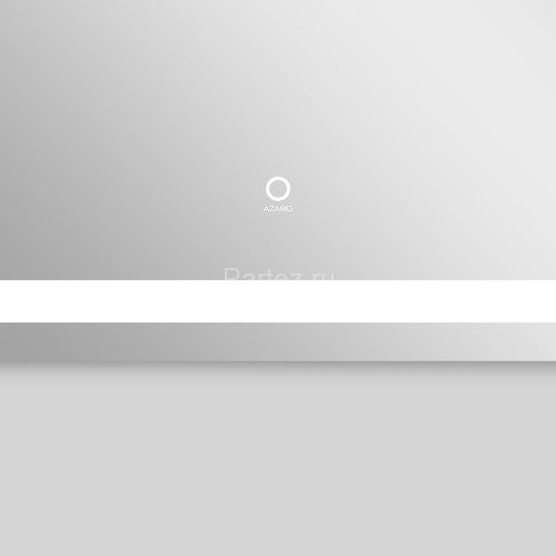 Зеркало AZARIO Dallas 800х700 с подсветкой, сенсорный выключатель с функцией диммера (AZ-Z-044-1CS)