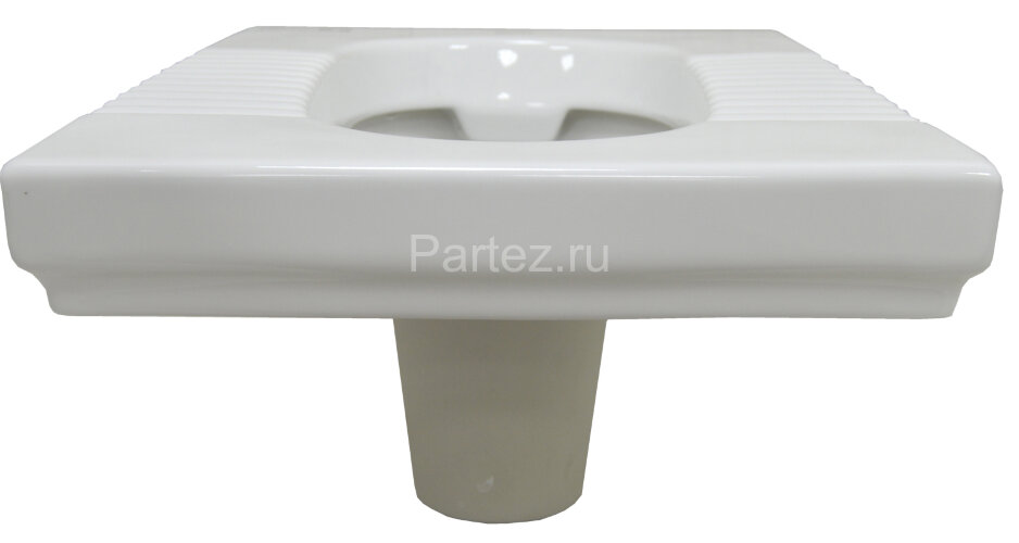 Унитаз напольный "Чаша Генуя" Creo Ceramique 525х405х220 мм, с гидрозатвором (SQ9100)