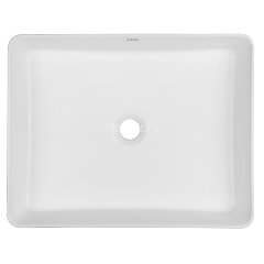 Раковина-чаша Azario 510х405х110 накладная, прямоугольная, матовый белый (AZ-2178-MW)