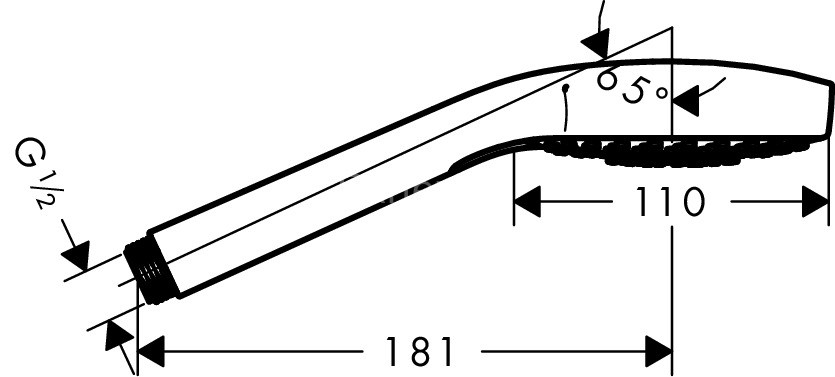 26800400 Ручной душ Croma Select S Multi