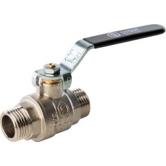 Кран шаровой полнопроходной НР/НР рычаг 1/2&quot; Stout