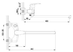 Смеситель Lemark Pramen LM3317C для ванны