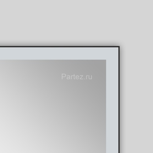 Зеркало AZARIO Fantasy 1000х700 с подсеткой, подогревом, сенсорный выключатель с функцией диммера, в