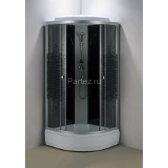 Душевая кабина Loranto 100x100x215 поддон 13 см, 4 мм прозрачное стекло с рисунком "мозайка" (CS-1000-13ТМ/М)