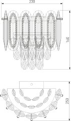 Настенный светильник Bogate's 422/1