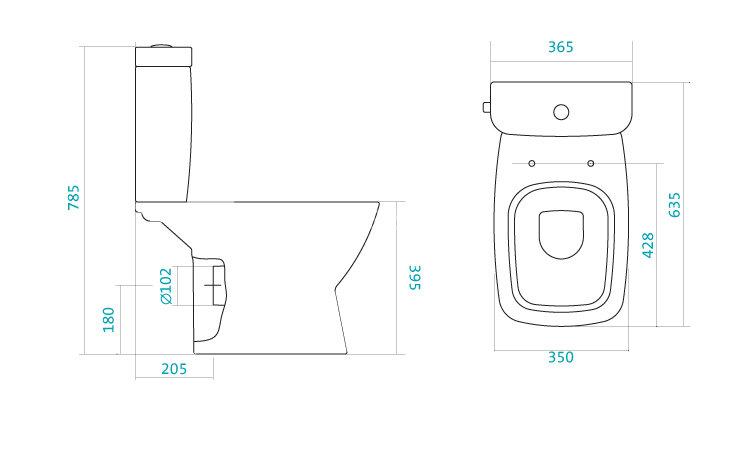 Унитаз-компакт Santek Нео с сидением стандарт (1.WH30.2.187)
