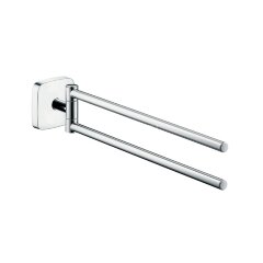 Полотенцедержатель Hansgrohe PuraVida, двухрожковый, хром (41512000)