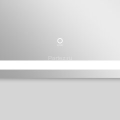 Зеркало AZARIO Dallas 800х700 с подсветкой, сенсорный выключатель с функцией диммера, подогрев (AZ-Z