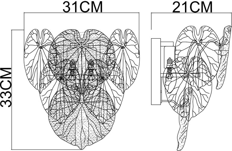 Бра Arte Lamp A4078AP-2CC