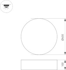 Потолочный светильник Arlight 022130(3)
