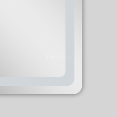 Зеркало AZARIO Dallas 1000х700 с подсветкой, сенсорный выключатель с функцией диммера, подогрев (AZ-