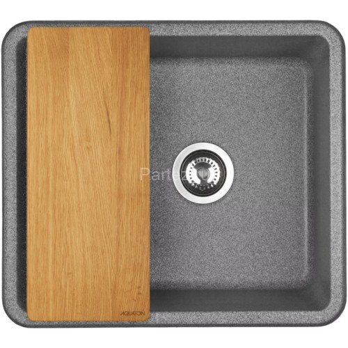 Кухонная мойка AQUATON Беллис 57 Серый (1A724932BS230)