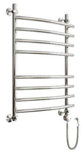 Полотенцесушитель электрический ДВИН R Primo Electro лесенка 80/50, ТЭН справа, полированный (462708