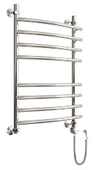 Полотенцесушитель электрический ДВИН R Primo Electro лесенка 80/50, ТЭН справа, полированный (462708