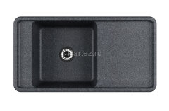 Мойка для кухни Aquaton Беллис 97 графит (1A725132BS210)