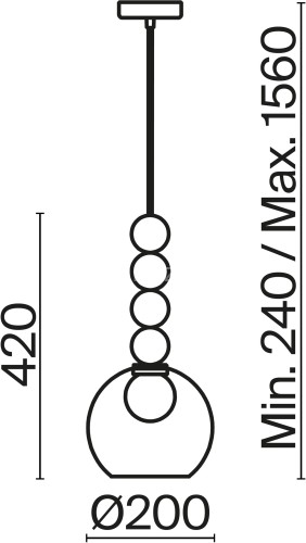 Подвесной светильник Freya FR5220PL-01G6