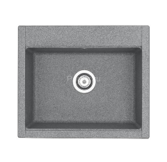 Кухонная мойка AQUATON Делия 60, серая (1A715232LD230)