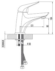 Смеситель Lemark Poseidon LM4206C для раковины