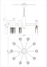 Подвесная люстра Moderli V10010-10P