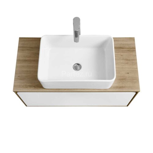 Столешница под раковину Aquaton Либерти 90 дуб эльвезия (1A279703LYC70)
