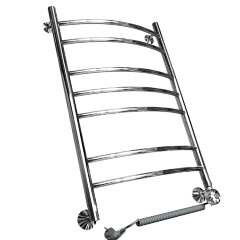 Полотенцесушитель электрический ДВИН L Electro лесенка 60/40, ТЭН справа, полированный (462708785565