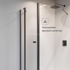 Душевое ограждение Roca Capital боковая панель 90x195, черный (M4409016M)