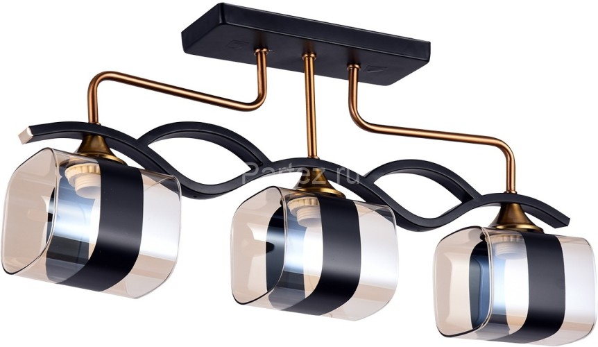Потолочная люстра Reluce 72106-0.3-03 BK+GAB