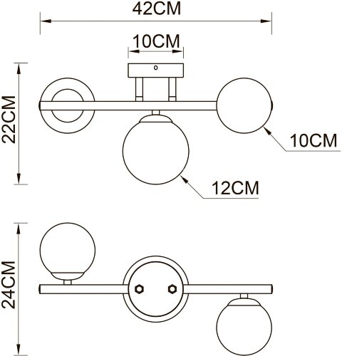 Потолочная люстра Arte Lamp A2243PL-3PB