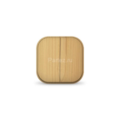 Выключатель 2-кл. 1п ОП 10А IP20 сосна IONICH 1436