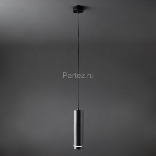 Подвесной светильник Elektrostandard DLR023 12W 4200K черный матовый