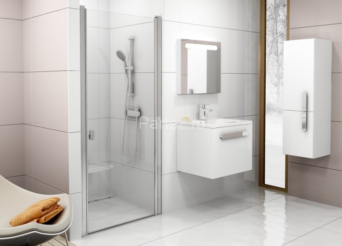 Душевая дверь Ravak CHROME распашная 90.5х195, цвет профиля хром, толщина полотна 6мм универсальная