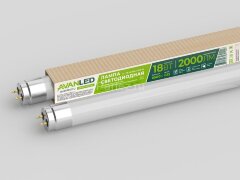 Лампа светодиодная AL T8-18-840-1200-М 18Вт матовая 4000К нейтр. бел. G13 2000лм 195-265В (пр-во РФ)