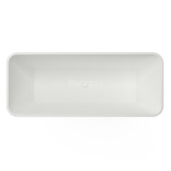 Ванна из искусственного камня Azario SAVANT 1700x700x600 свободностоящая белая матовая, с белым мато