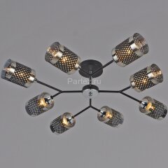 Потолочная люстра Reluce 01405-3.3-08B BK+CR