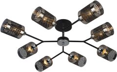 Потолочная люстра Reluce 01405-3.3-08B BK+CR