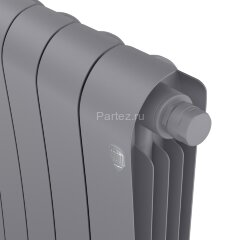 Радиатор биметаллический Royal Thermo Infinity 500 Silver Satin VR80 - 4 секц.