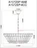 Подвесная люстра Arte Lamp A1072SP-6AB