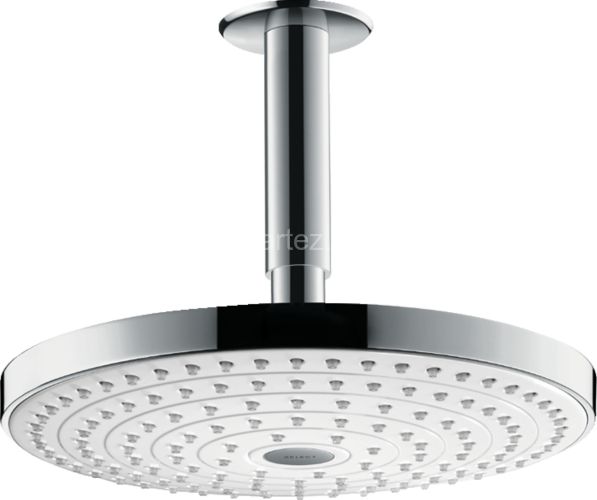 26467400 Raindance Select S Верхний душ 240 2jet с потолочным подсоединением, белый/хром