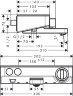 Hansgrohe 13151000 Термостат для ванны ShowerTablet Select 300 ВМ, 1/2, хром